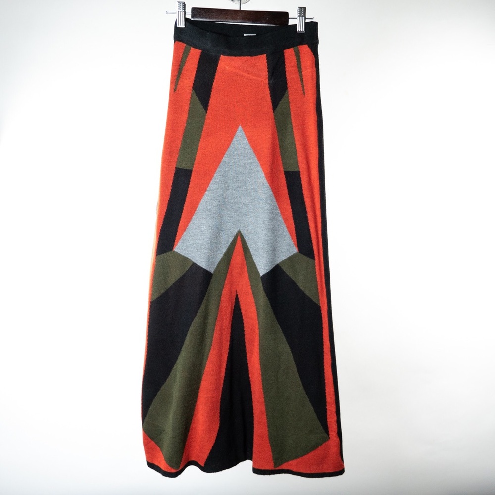 70’s Style Knit Maxi Skirt